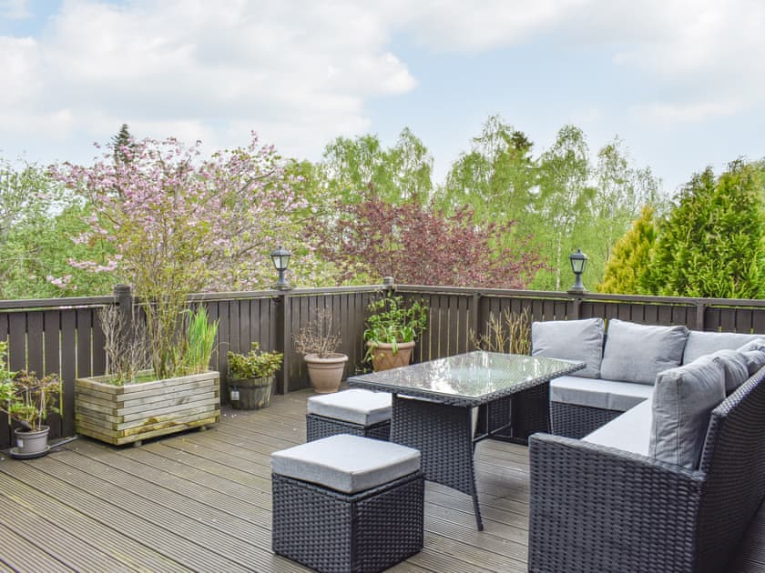 Sitting-out-area | The Lodge at Slaley Park, Hexham