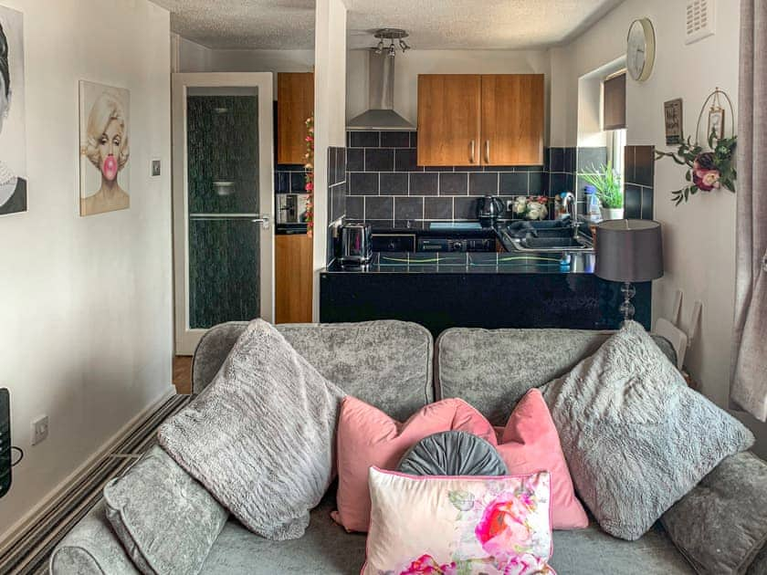 Kitchen | Sunny Rhyl Apartment - Sunny Properties, Rhyl