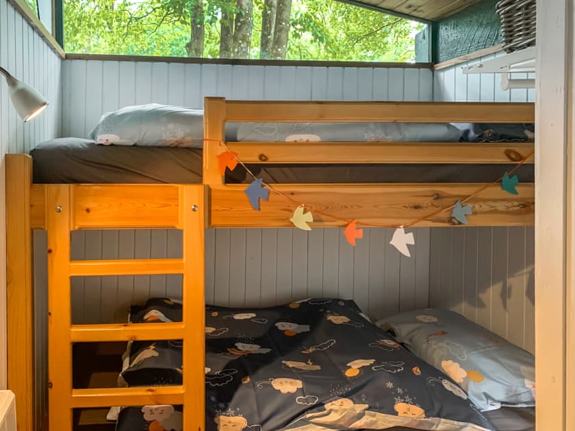 Bunk bedroom | The Cabin, Cenarth