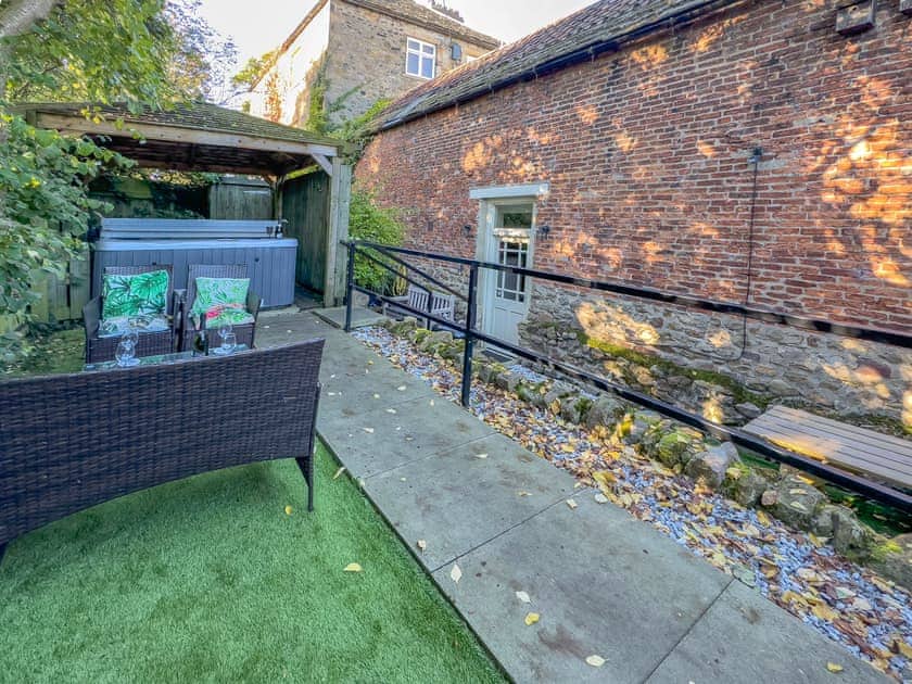Outdoor area | 1 Old Hall Cottage - Old Hall Cottages, Byers Green, near Durham