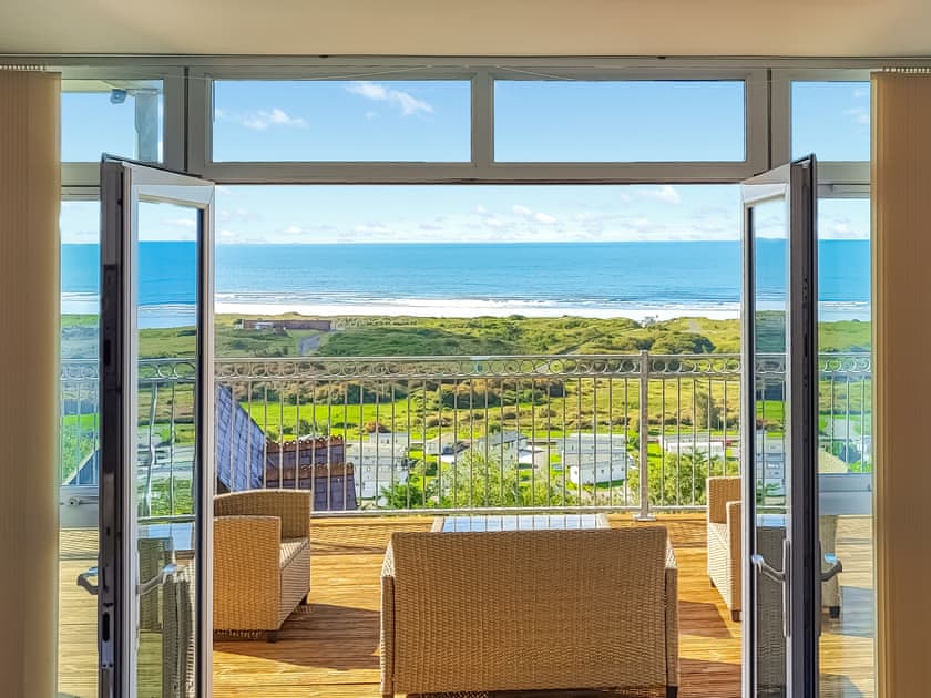 Open plan living space | Pendine Beach Apartment, Pendine, near Amroth