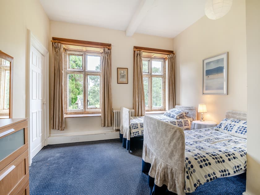 Twin bedroom | Hooke Court, Hooke, near Beaminster