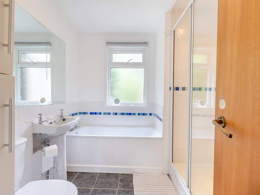 Bathroom | At Berridon Lodges - Hollies - At Berridon Lodges , Bradworthy, near Holsworthy 