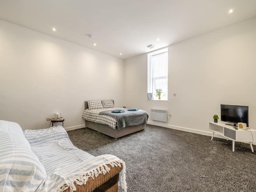 Open plan living space | Number Three - Studio Apartments, Nelson