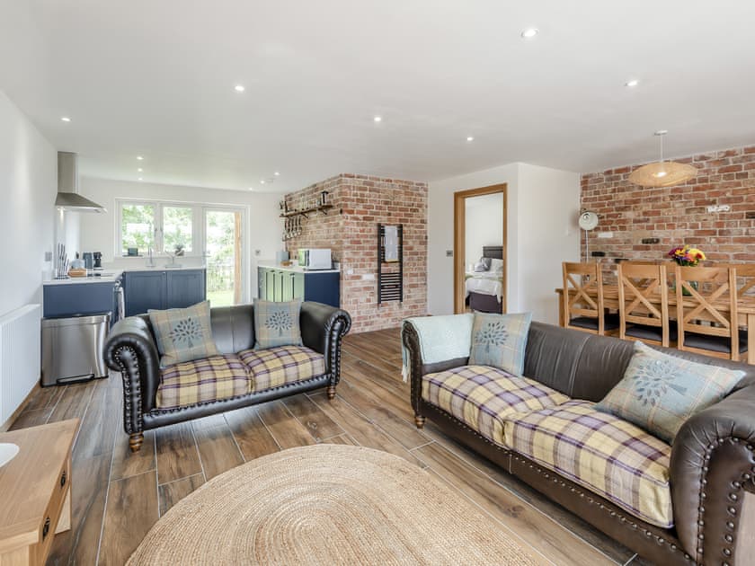 Open plan living space | Heron’s Den - Langton Hill Retreats, Langton Hill, near Horncastle