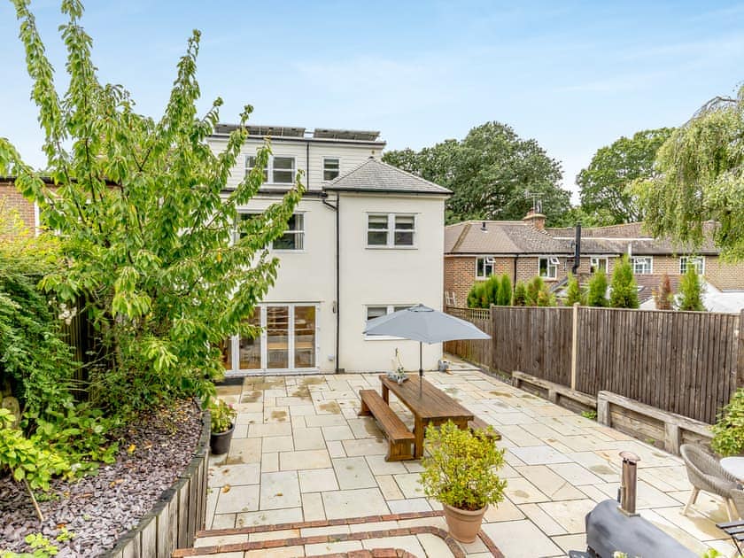 Patio | Whydown Cottage, Bexhill-on-Sea