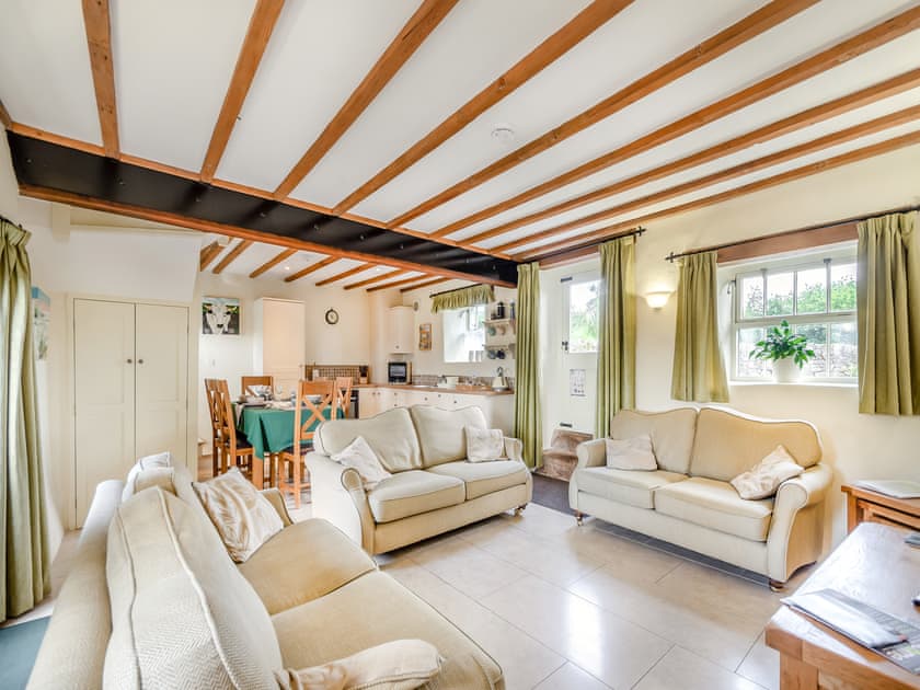 Living area | White Park Cottage - Broad Ecton Farm, Wetton, Ashbourne