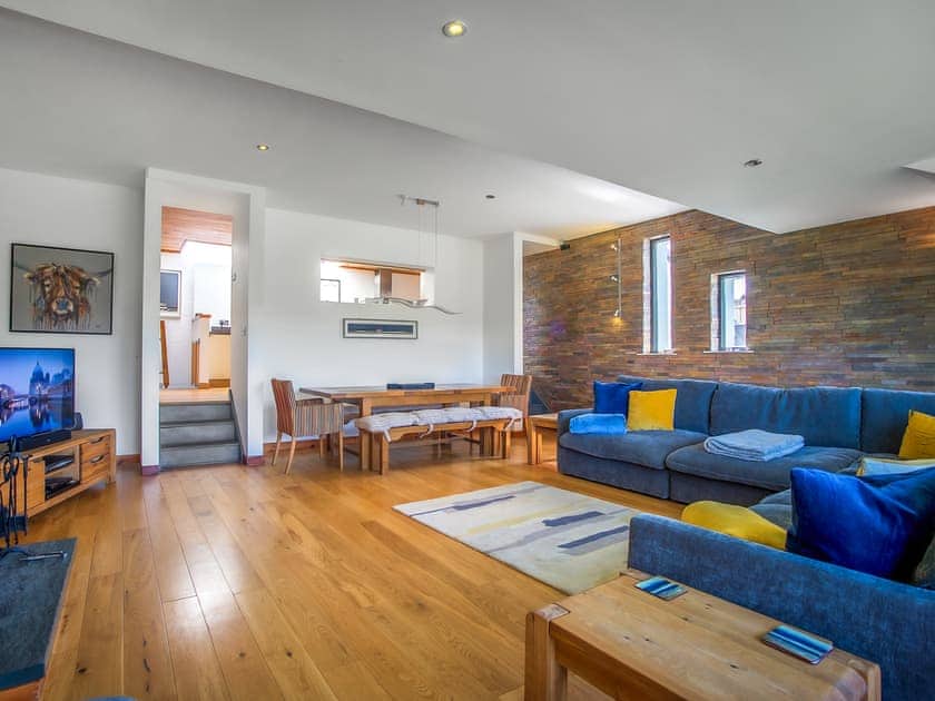 Superb living/ dining room | Kirkstone Lodge, Inveruglass, near Kingussie