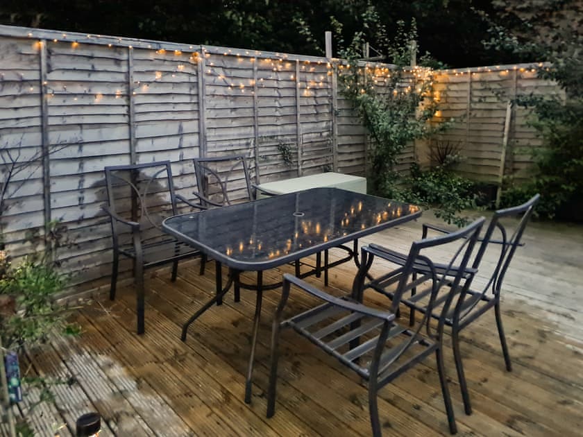 Decked rear garden  | Hideaway House, Portland 
