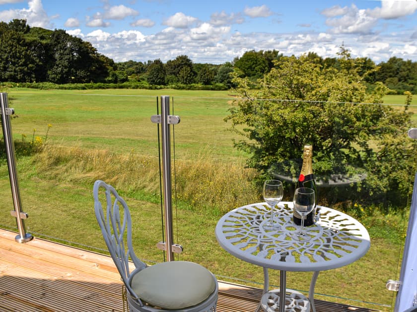 Sitting-out-area | Wild Grape Lodge, Fritton, near Great Yarmouth