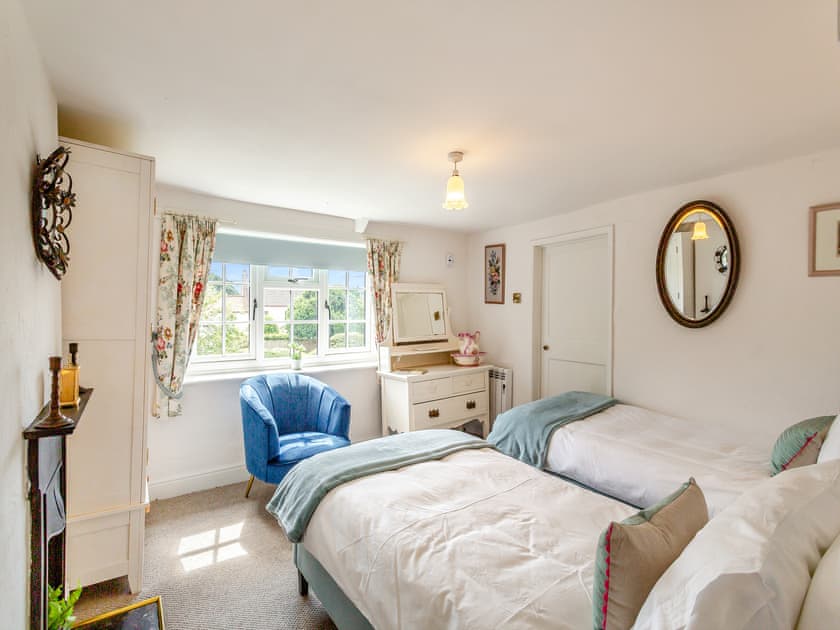 Twin bedroom | Elm Cottage, Thornton-le-Moor, near Northallerton