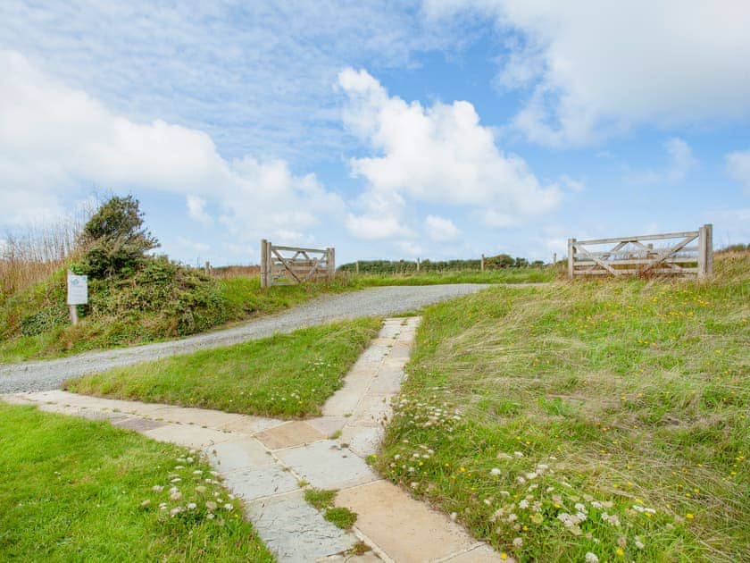 Outdoor area | The North Wing - Trevigue Holiday Cottages, Crackington Haven, near Bude