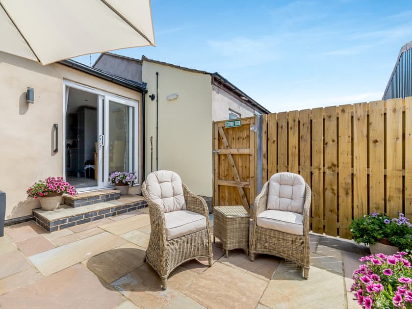 Sitting-out-area | The Dairy at Crich Lane Farm, Wessington, near Alfreton