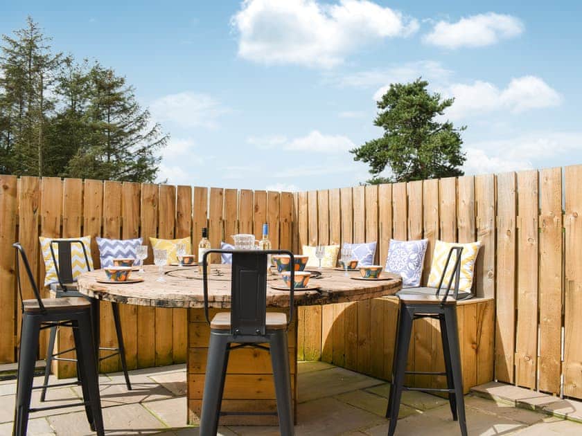 Sitting-out-area | The Stables - Causey Park Farms Ltd, Longdyke, near Morpeth