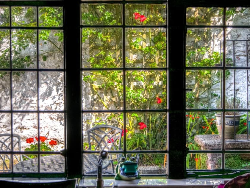 The view from the kitchen  | The Oval, Dunster