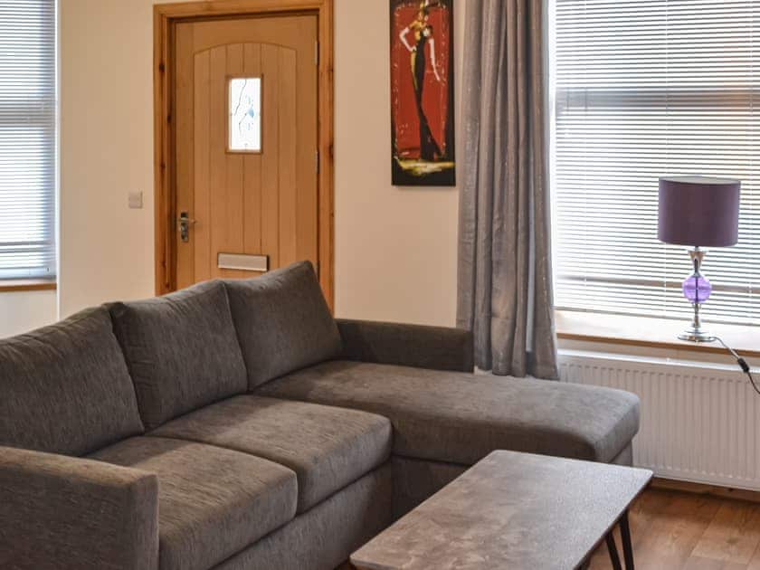 Open plan living space | Harbour Apartment, Nairn