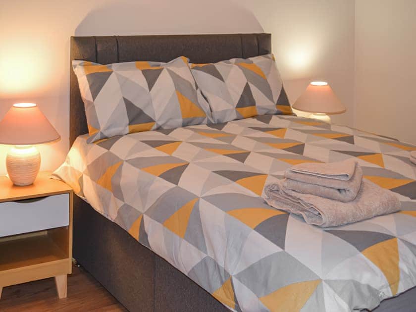 Double bedroom | Harbour Apartment, Nairn