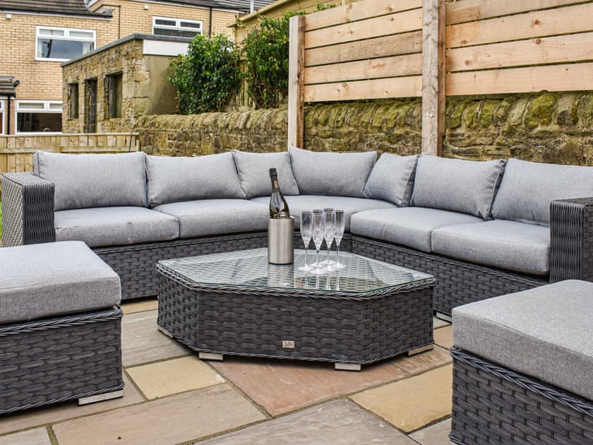 Sitting-out-area | Moss House, Sunniside, near Bishop Auckland