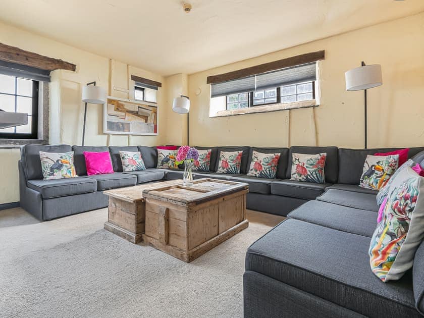 Comfortable living room | The Stables at Riber Hall, Riber, Matlock