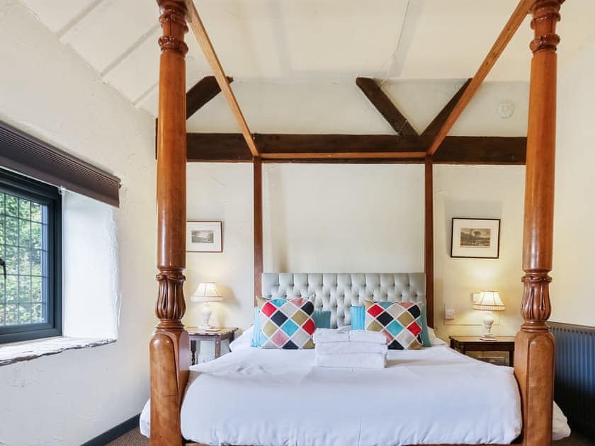 Double bedroom | The Stables at Riber Hall, Riber, Matlock