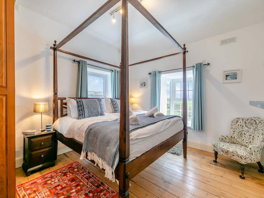 Four Poster bedroom | The Captains House, Penzance