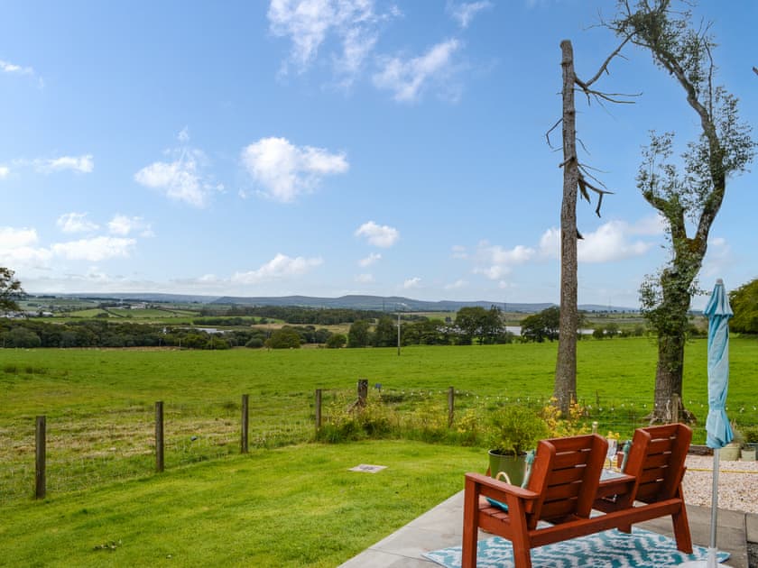 Patio | Trelaw - Farmhouse Holidays, Cumnock