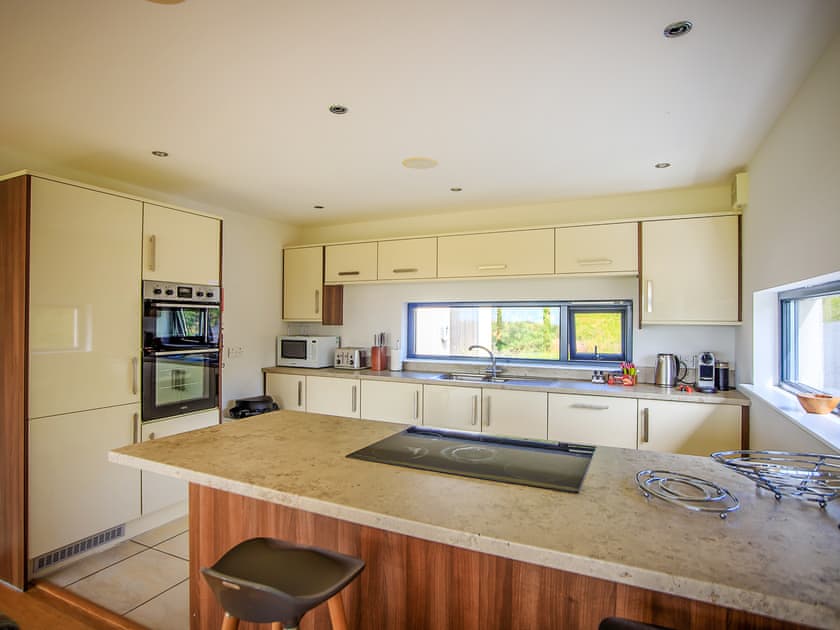 Contemporary fitted kitchen | Locholly Lodge, Achiltibuie near Ullapool