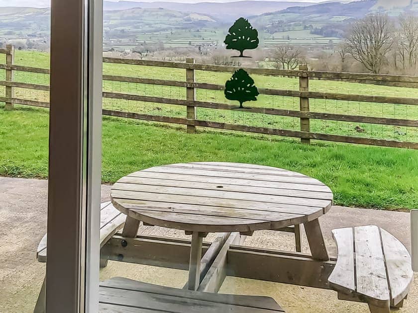 Terrace | Pen Y Bryn Apartment, Manordeilo, near Llandeilo