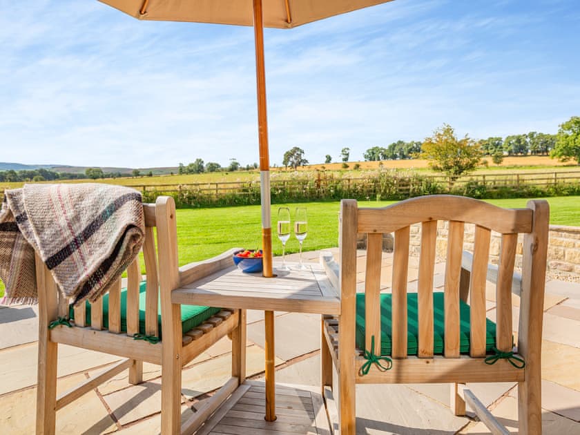 Sitting-out-area | Coalburn Cottage, Eglingham, near Alnwick