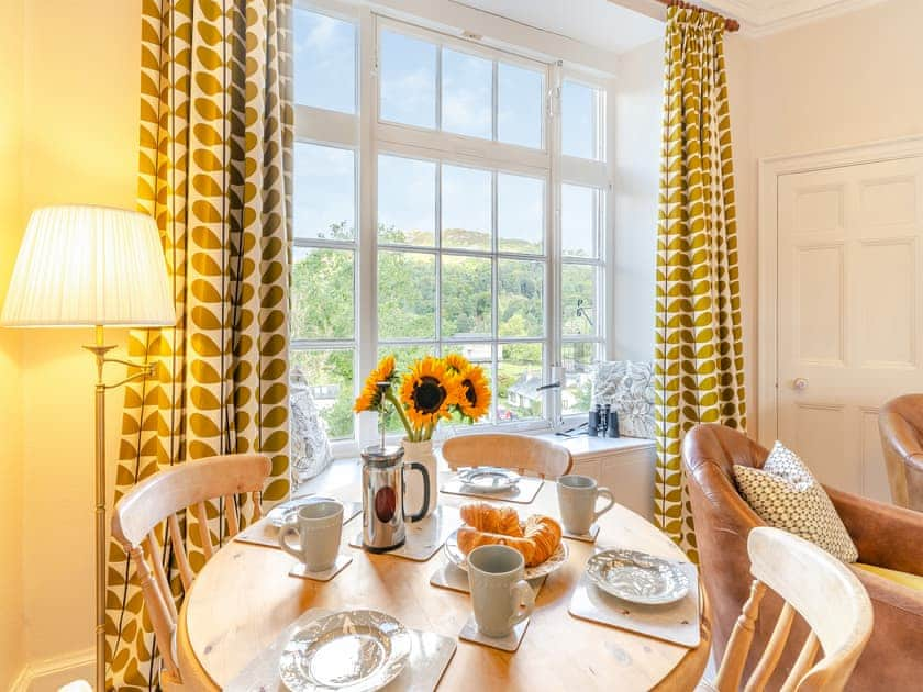 Dining Area with a fell view  | Crag View, Ambleside