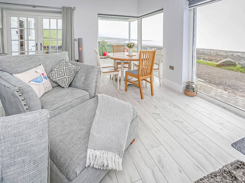 Open plan living space | Captains Beach House, Aberdesach