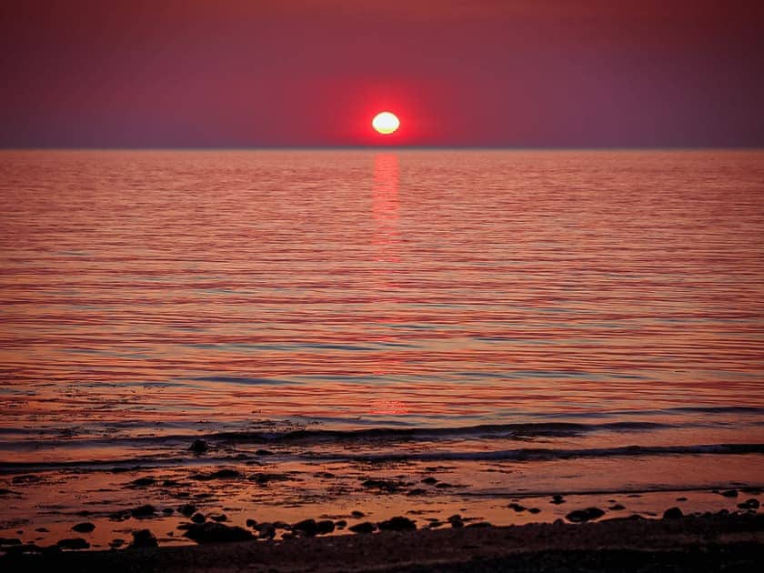 The view of Sunset from Captains Beach House  | Captains Beach House, Aberdesach