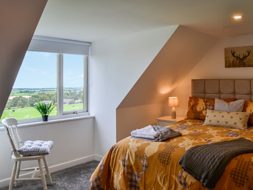 Double bedroom | Muirston Farmhouse - Farmhouse Holidays, Cumnock