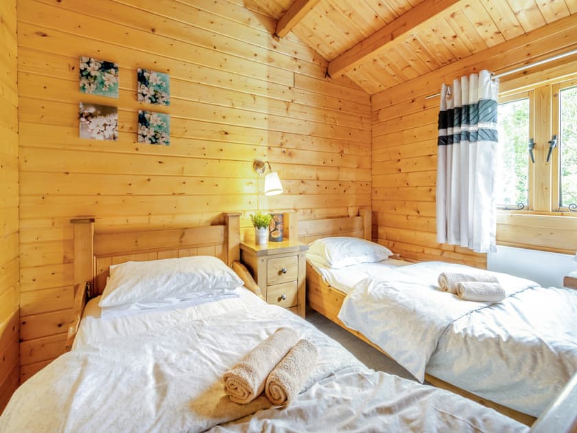 Twin bedroom | The Cabin Cefn Mawr, Cefn Mawr, near Newtown