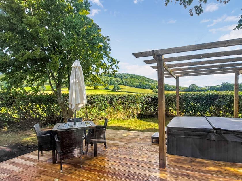 Terrace | Cuckoo Lodge - Merbach Hill View Holidays, Clifford