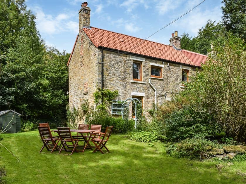 Sitting-out-area | Brookside Cottage, Copley, near Bishop Auckland