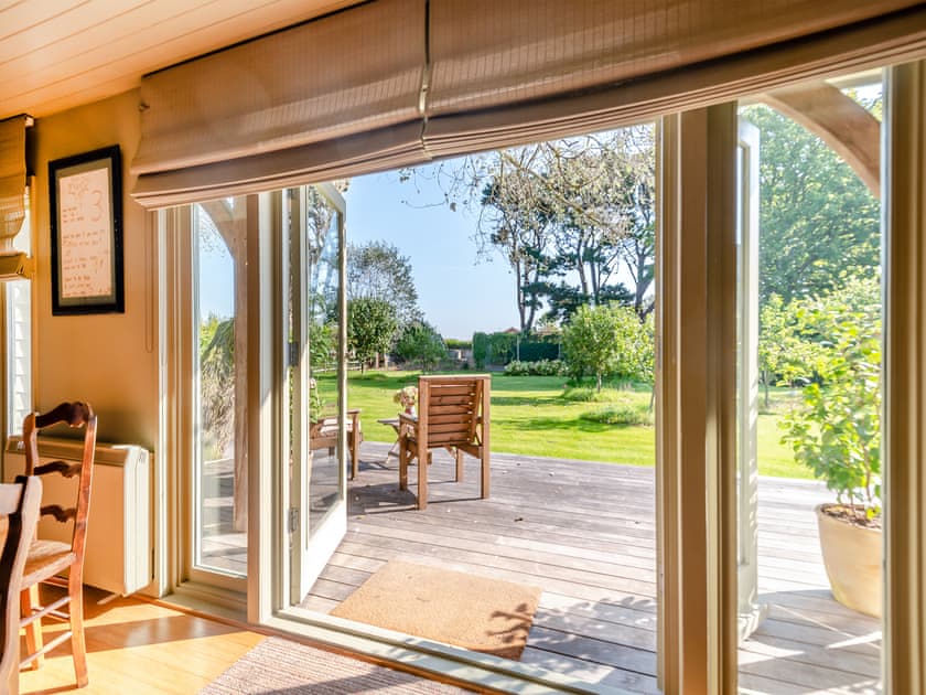Relaxing decking area | Lymington Lodge, Lymington