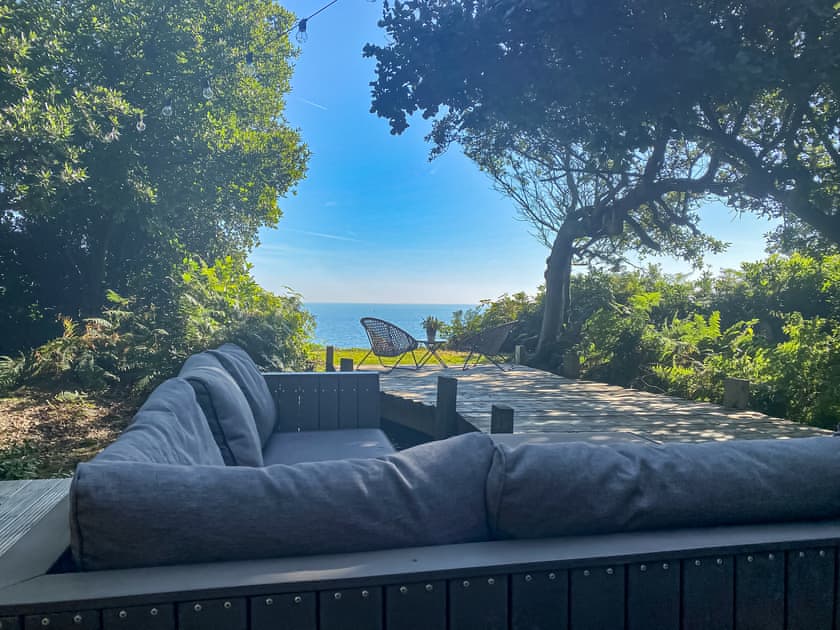 Uninterrupted sea views from the decking | Beachwood, Corton, near Lowestoft
