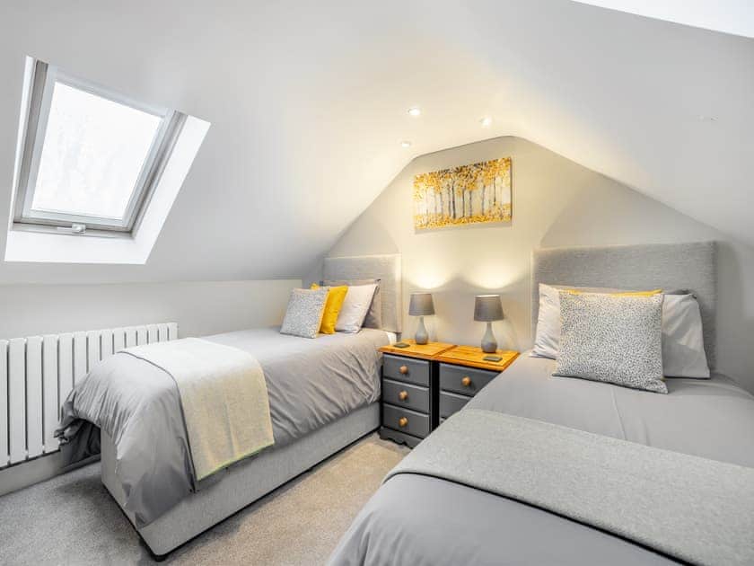 Twin bedroom | Yr Hen Beudy, Tregaron
