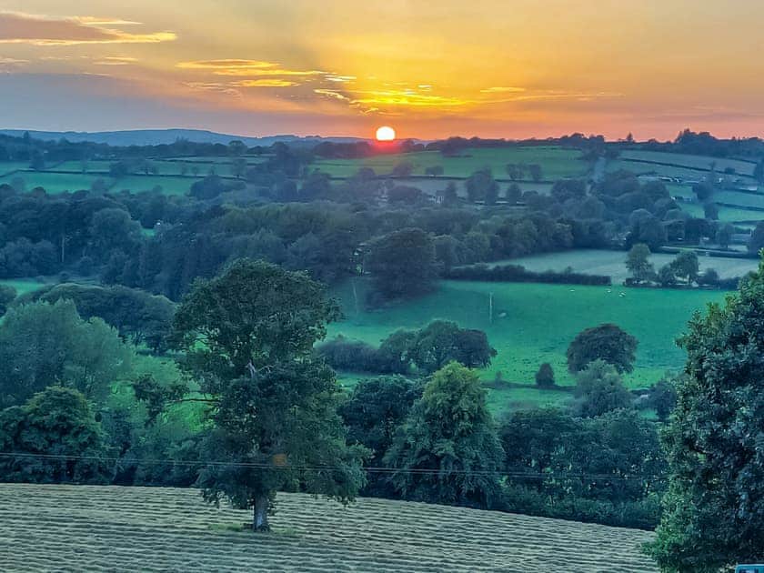 Sunset at haymaking time  | Yr Hen Beudy, Tregaron