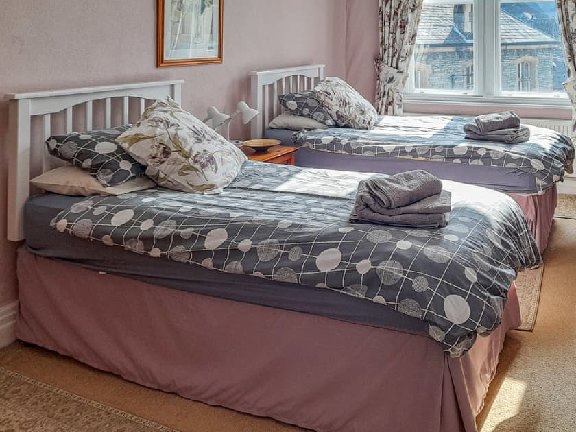 Spacious second bedroom with two single beds and great views! | Causey Pike - Royal Oak House, Keswick