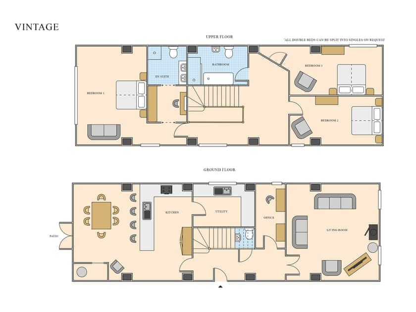 Floor plan | Honies Farm Barns- The Vintage Store - Honies Farm Barns, East Stoke, near Newark