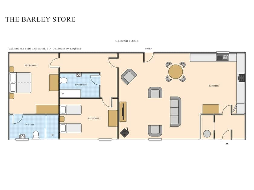 Floor plan | Honies Farm Barns- The Barley Store - Honies Farm Barns, East Stoke, near Newark
