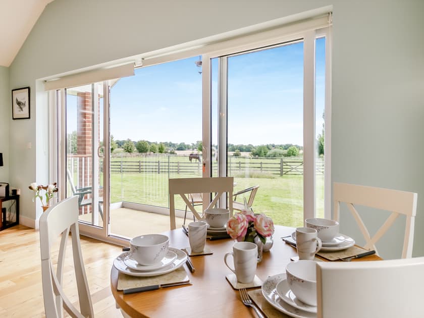 Dining Area | Chestnut Lodge - Solar Rise Lodges, Old Buckenham