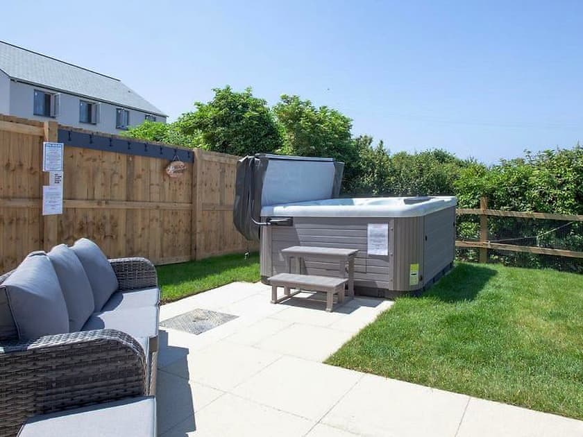 Outdoor area | Fox Lodge, Crantock, near Newquay