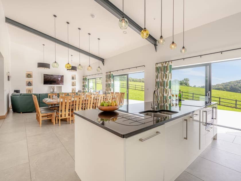 Contemporary open-plan living space | Tree Park, Halwell, near Totnes