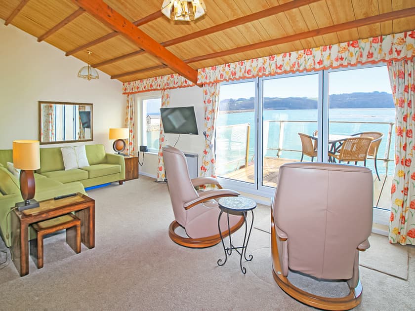 Open plan living space | Spacious Villa with Views, Porthmadog