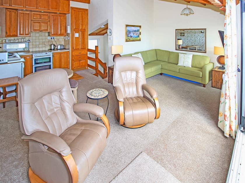 Open plan living space | Spacious Villa with Views, Porthmadog