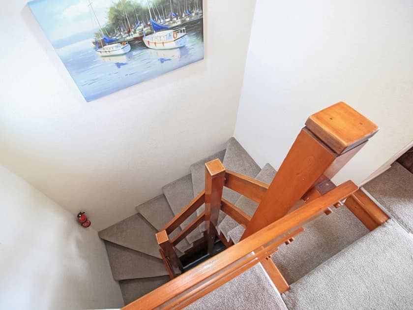 Stairs | Spacious Villa with Views, Porthmadog