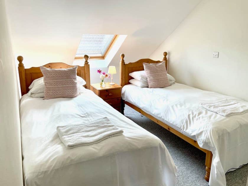 Second twin bedroom upstairs | Stourhead - Moorleaze, Witham Friary, Frome